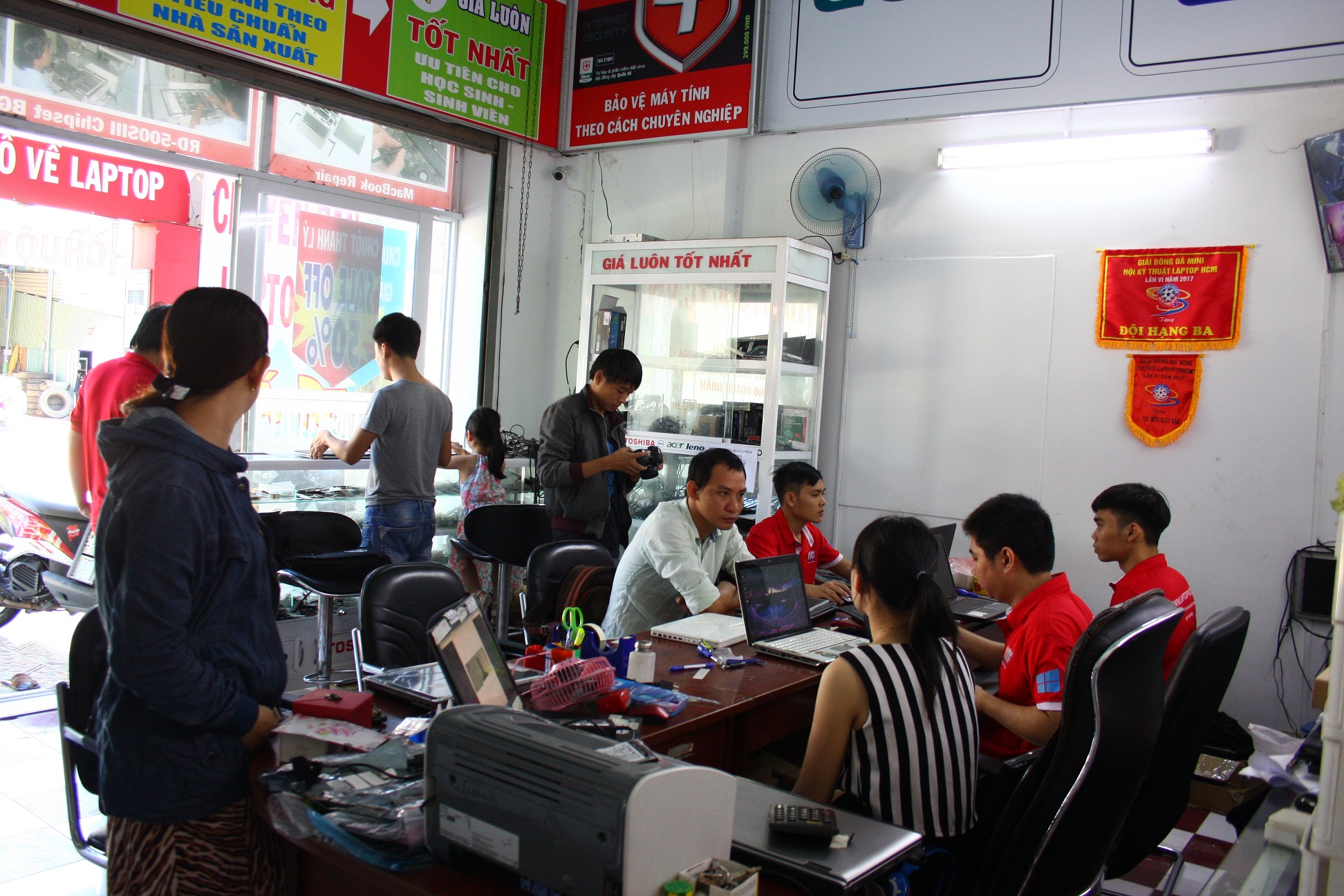 PHÒNG TIẾP NHẬN TẠI CENTER BÌNH DƯƠNG